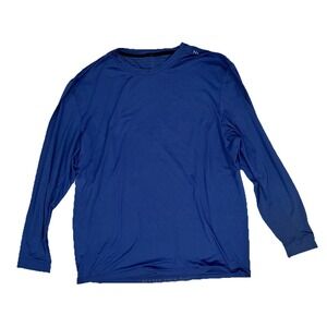 Lululemon Shirt Mens XL Navy Blue Metal‎ Vent Tech Performance Long Sleeve Shirt